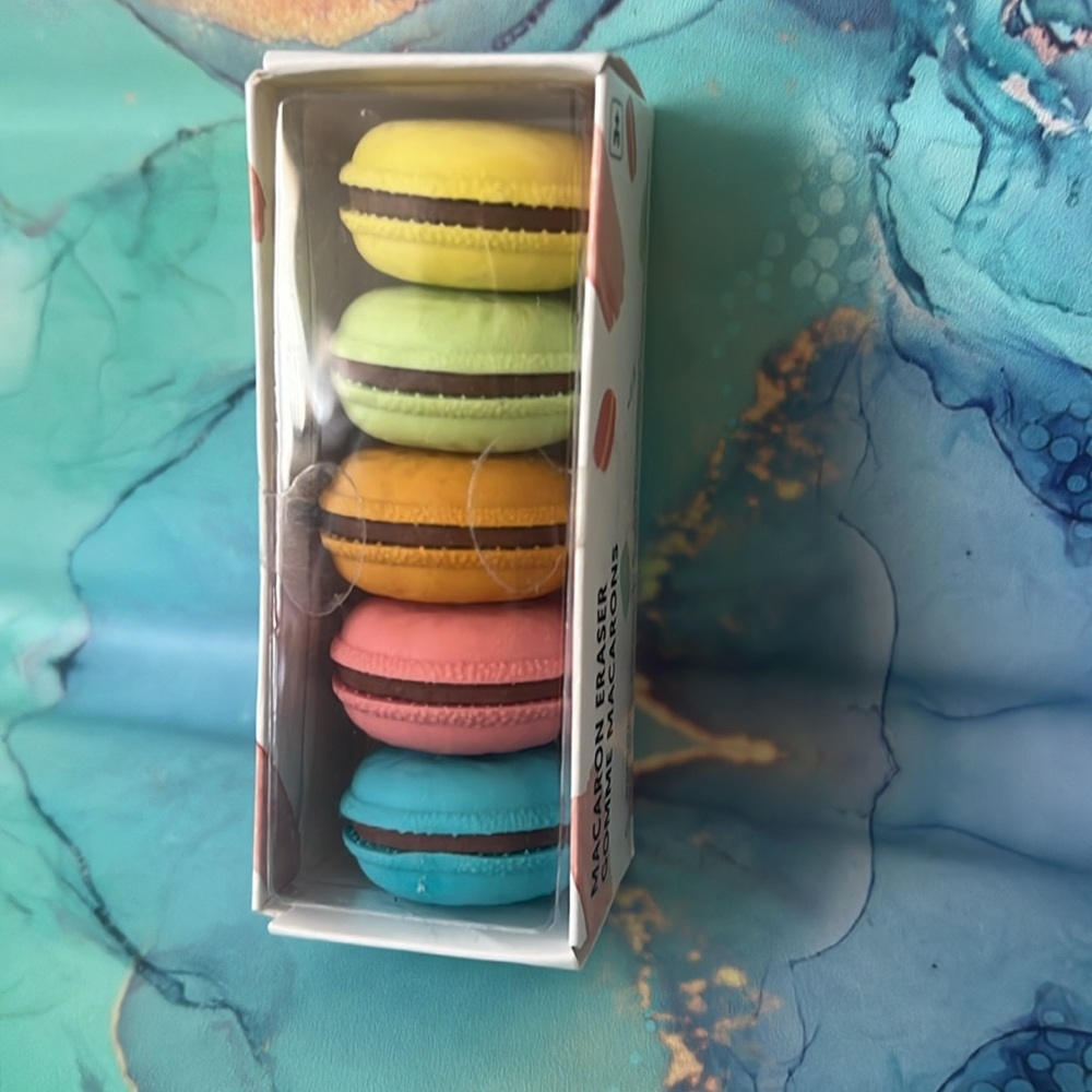 Macaron Eraser Set (New)